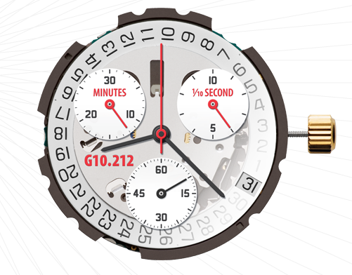  ETA G10.212 CHRONO D4:30 H