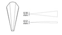 Beco pinzas Type 3C Aleacion especial L110 mm