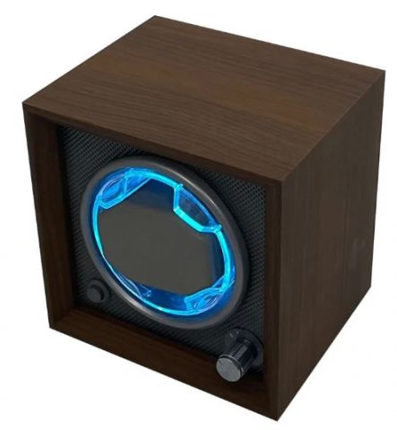 CAJA GIRATORIA / ROTOR 1 RELOJ CAJA DE MADERA