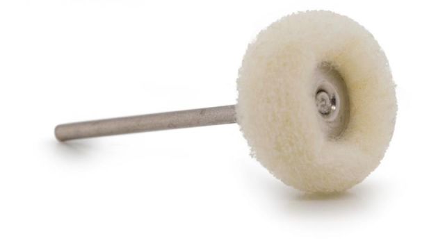 MUELA ABRASIVA Ø 25 mm BLANCO SIN ABRASIVO
