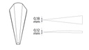 BECO TECHNIC PINZA FORMA 3 120 mm 3.S