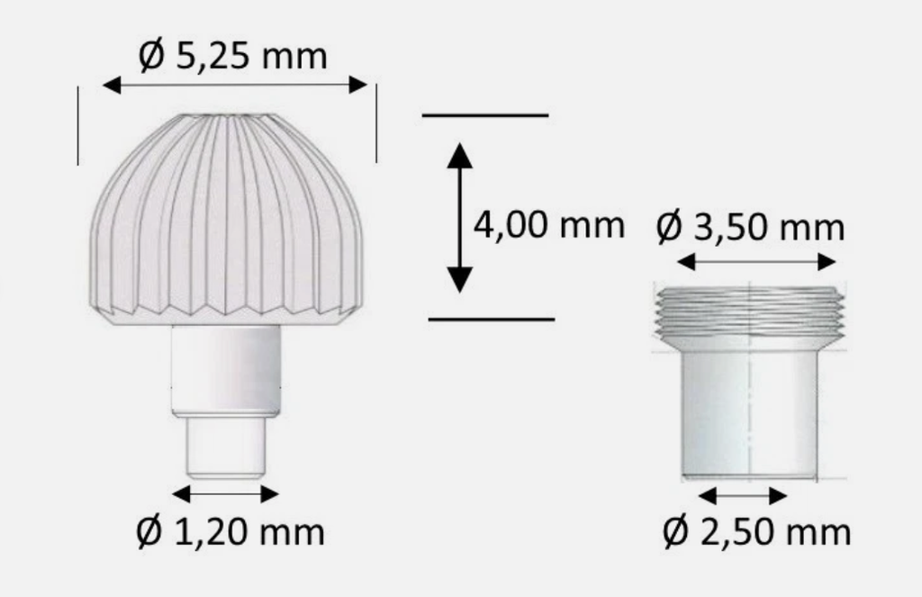 GENERIC CROWN Ø 5.25 x ØR 0.90 BREITLING 20 MICRON