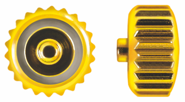 Corona Hérmetica / A Ø 5.00 / T Ø 2.5 / Thread Ø 0.90 mm Plated