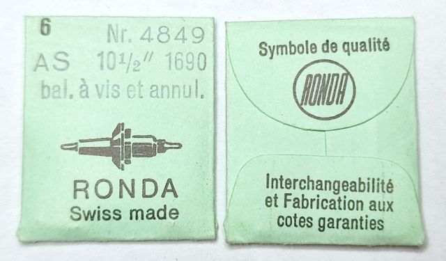 AS 1690 #723 BAL. À VIS ET ANNUL. / 6 PCS