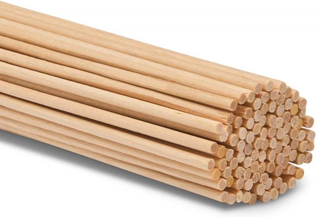 PALILLOS DE MADERA BOJ L. 150 mm / Ø 2,0 mm