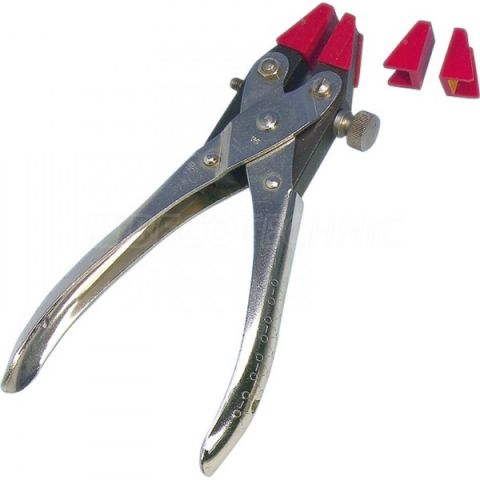 ALICATE PLANO CON MORDAZAS DE PLASTICO 160mm