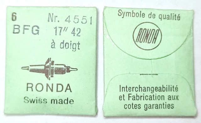 BFG 42 #723  / 6 PCS à doigt