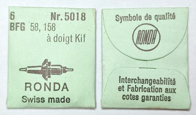 BFG 58 #723 / 6 PCS à doigt Kif