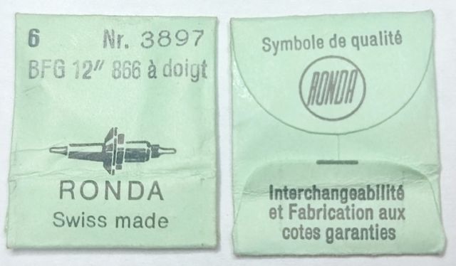 BFG 866 #723 A DOIGT / 6 PCS
