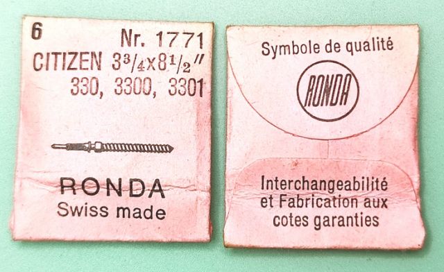 CITIZEN 330 #401 / 6 PCS