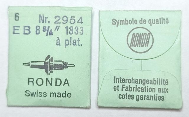 EB 1333 #723 / 6 PCS à plat.