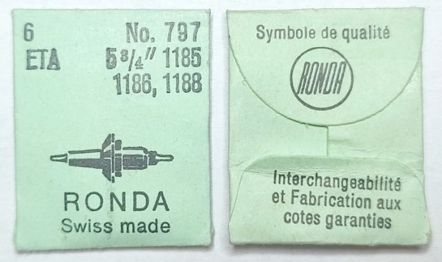ETA 1185 #723 / 6 PCS