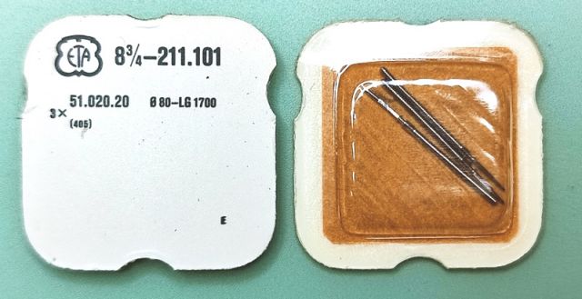 ETA 211.101 #405 / 3 PCS Ø 80