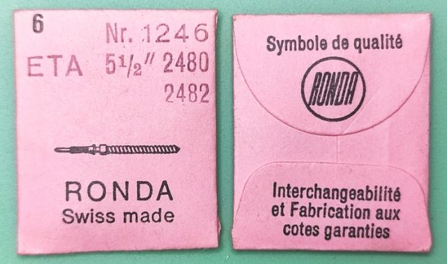 ETA 2480 #401 / 6 PCS
