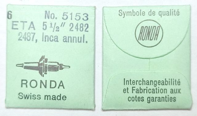 ETA 2482 #723 INCA / 6 PCS