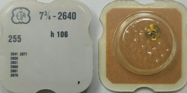ETA 2640 #255 H = 106