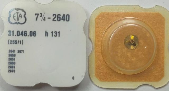 ETA 2640 #255 H = 131