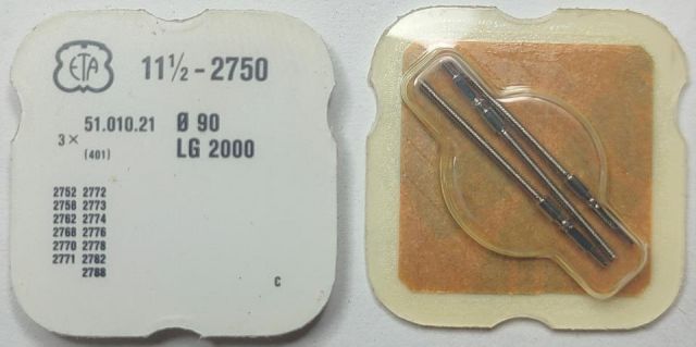 ETA 2750 #401 Ø 90 LG. 2000 / 3 PCS