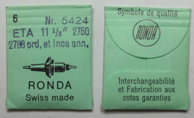 ETA GENERIC 2750 #723 ORDIN+INCA ANN.