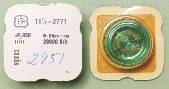 ETA 2771 #721 N-DAnc = nor 28800 A/h