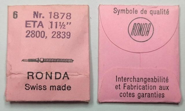 ETA 2800 #401 / 6 PCS