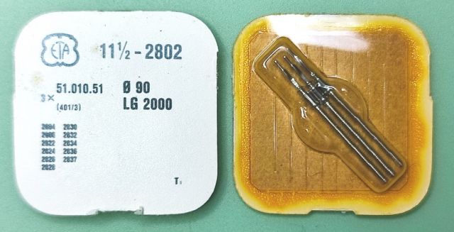 ETA 2802 #401/3 Ø 0.90 / 3 PCS LG2000