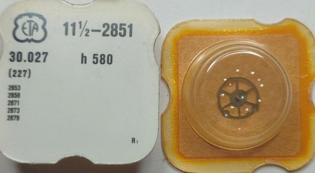 ETA 2851 #227 H 580