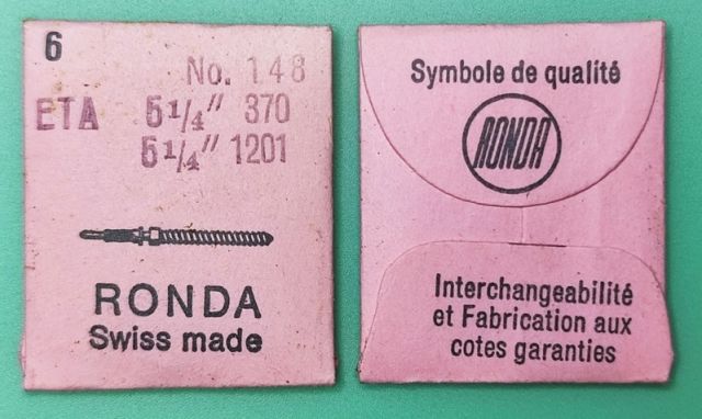 ETA 370 #401 / 6 PCS