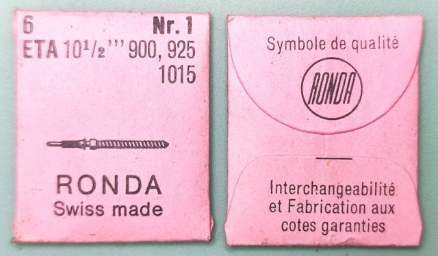 ETA 900 #401 / 6 PCS