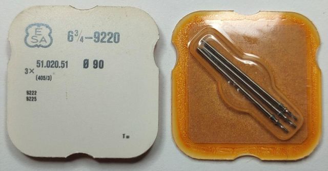 ETA 9220 #405 Ø 0.90  / 3 PCS 