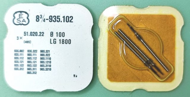ETA 935.102 #405 Ø 1.00 / 3 PCS LG1800