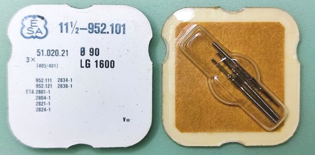 ETA 952.101 #405 Ø 0.90 / 3 PCS LG1600