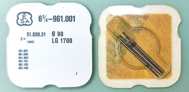 ETA 961.001 #405 Ø 0.90 / 3 PCS LG1700