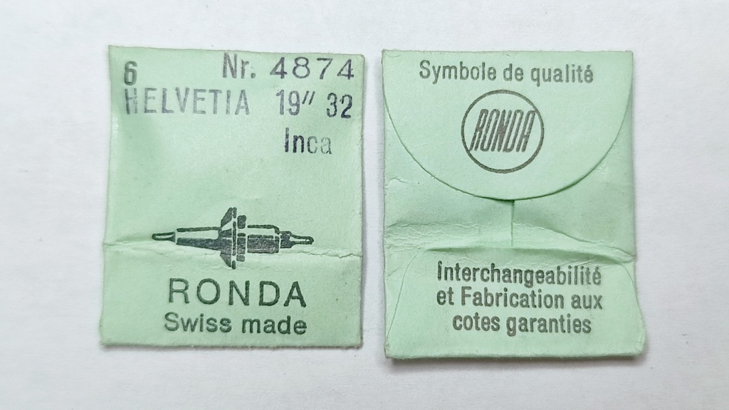 HELVETIA 32 #723 / 6 PCS INCA