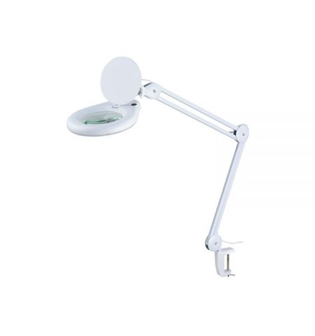 LAMPARA LUPA 5 DIOPTRIAS CON PINZA FIJACION 14W