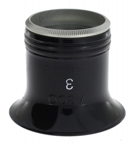 LUPA BINOCULAR ANILLO ALUMINIO N° 3 = 3.5x
