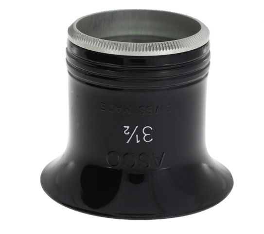 LUPA BINOCULAR ANILLO ALUMINIO N° 3.5 = 3.0x