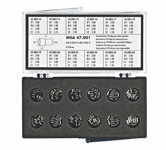 SURTIDO DE TUBOS PARA CAJA Ø 2.00 mm