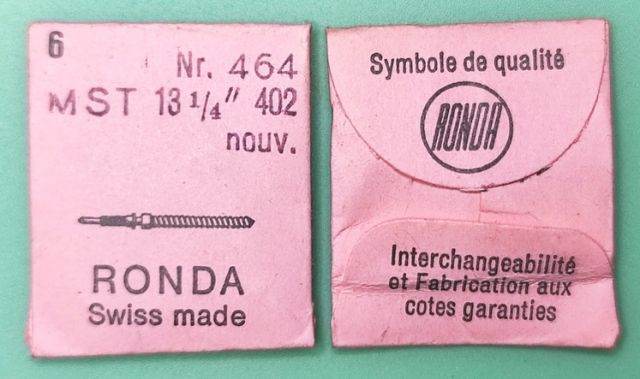 MST 402 #401 / 6 PCS NOUV.