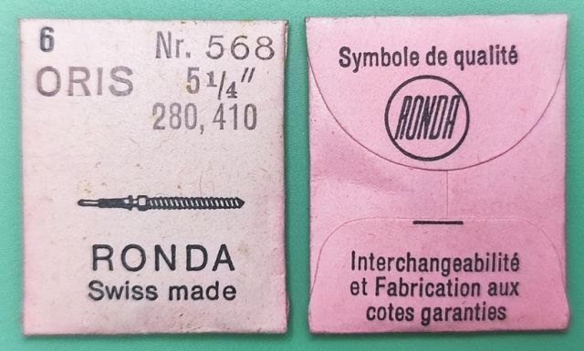 ORIS 280 #401 / 6 PCS