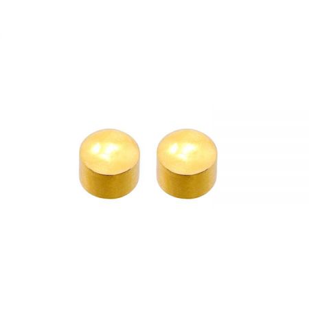 CAFLON PENDIENTES BOTON CHAPADO ORO