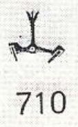 PESEUX 7020-710 ANCORA / PALLET FORK