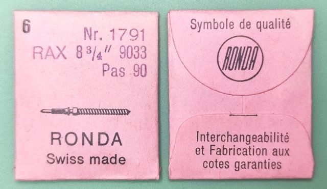 RAX 9033 #401 Ø 0.90 / 6 PCS