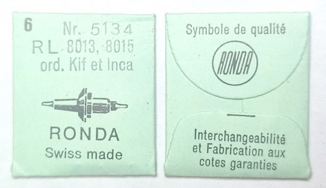 RONDA 8013 #723 / 6 PCS ord. Kif et Inca