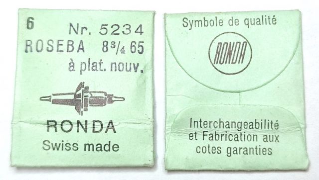 ROSEBA 65 #723 / 6 PCS A PLAT NOUV