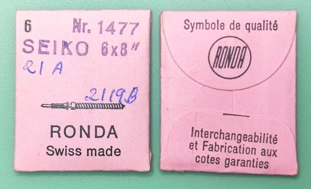 SEIKO 21A #351-211 / 6 PCS