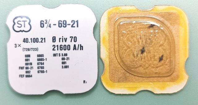 ST 69-21 #723 / 3 PCS Ø riv 70 21600 A/h