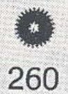 ST 69-260 RUEDA DE MINUTOS / MINUTE WHEEL