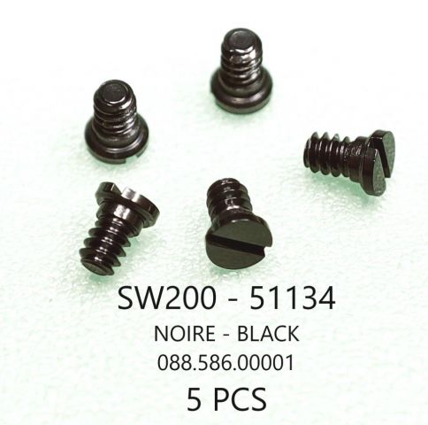 SELLITA SW200 #51134 SCREW BLACK / 5 PCS