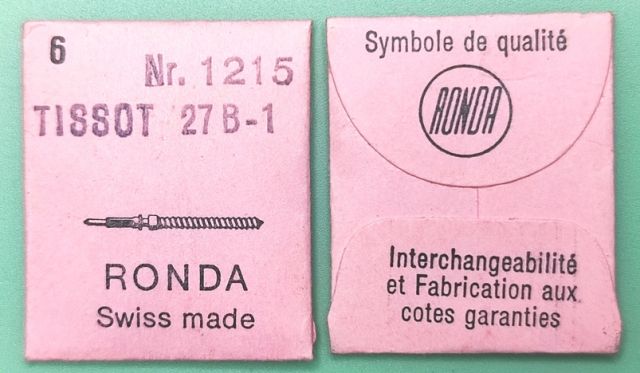 TISSOT 27B #401 / 6 PCS
